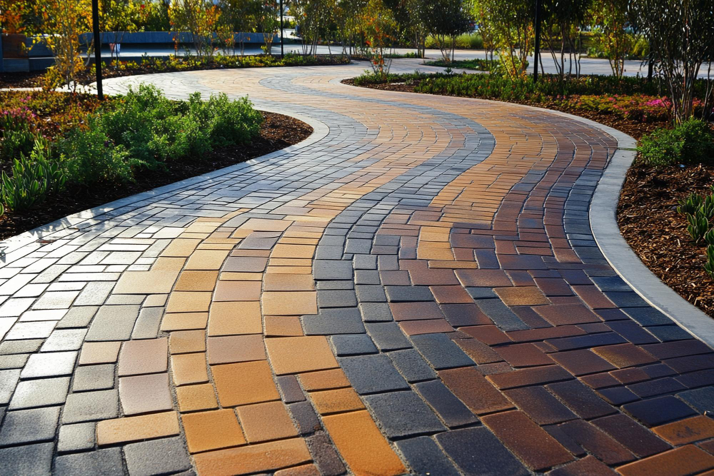 Premium interlock driveway installation by Gulf Builders